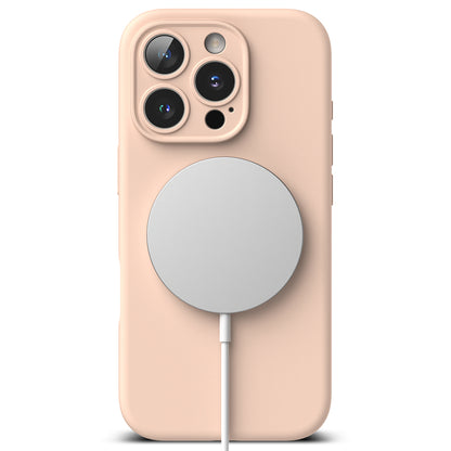 Custodia MagSafe per Apple iPhone 16 Pro, Ringke, Silicone, Rosa