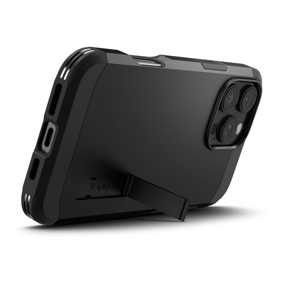 Custodia MagSafe per Apple iPhone 16 Pro, Spigen, Tough Armor, Nera ACS08146