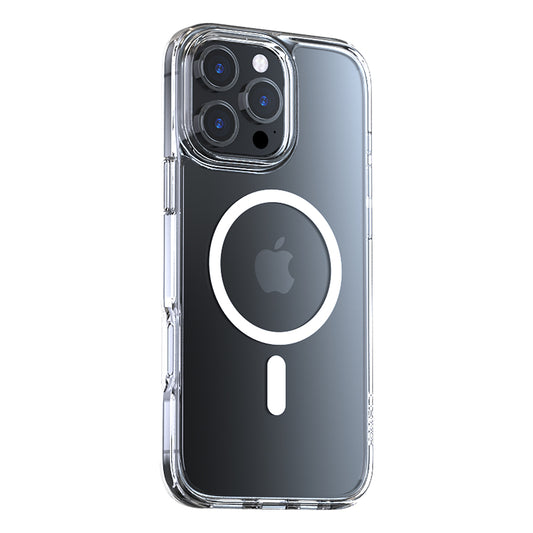 Custodia MagSafe per Apple iPhone 16 Pro, Torras, Diamond, Trasparente