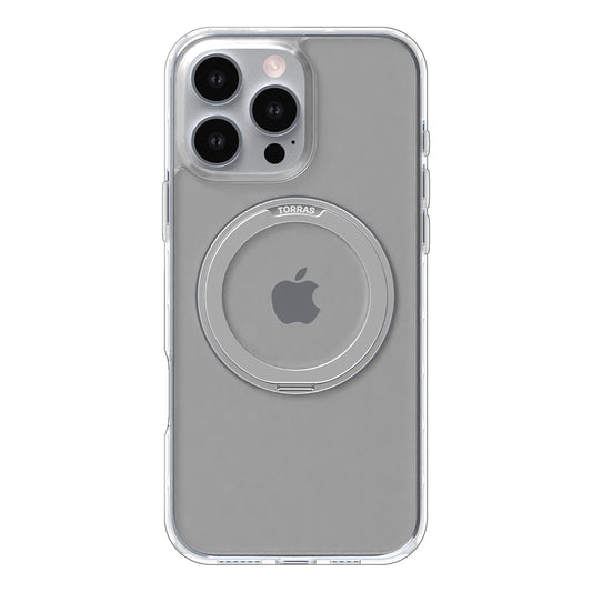 MagSafe Case for Apple iPhone 16 Pro, Torras, Ostand Pro, Transparent
