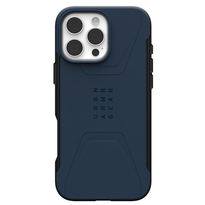 Custodia MagSafe per Apple iPhone 16 Pro, Urban Armor Gear, Civilian, Blu Navy
