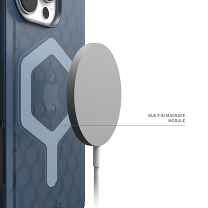 Custodia MagSafe per Apple iPhone 16 Pro, Urban Armor Gear, Essential Armor, Blu