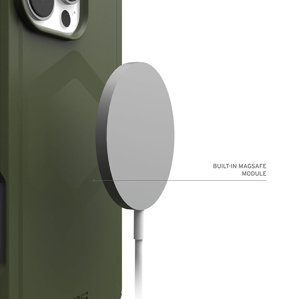 Custodia MagSafe per Apple iPhone 16 Pro, Urban Armor Gear, Essential Armor, Verde