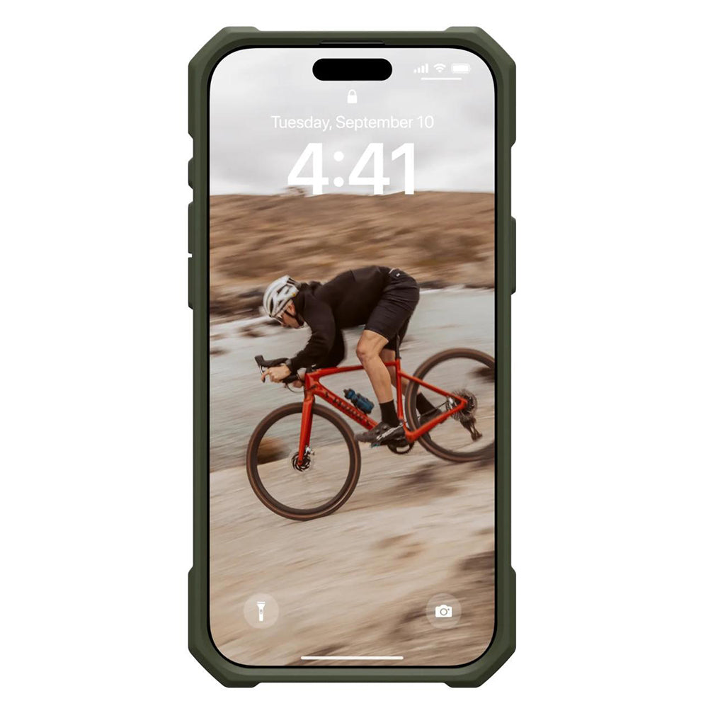 Custodia MagSafe per Apple iPhone 16 Pro, Urban Armor Gear, Essential Armor, Verde