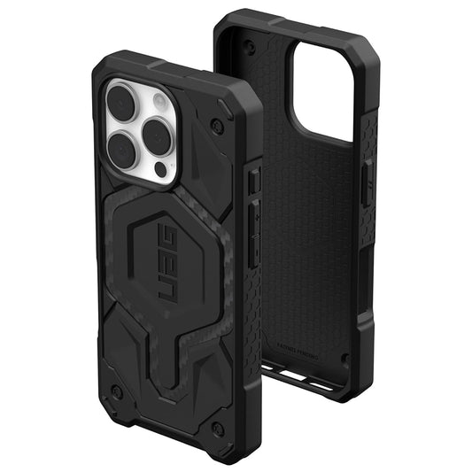 Custodia MagSafe per Apple iPhone 16 Pro, Urban Armor Gear, Monarch Pro Carbon, Nera