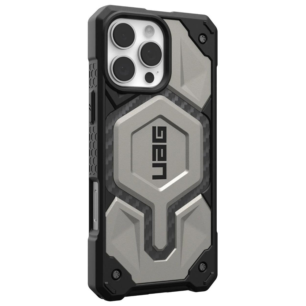Custodia MagSafe per Apple iPhone 16 Pro, Urban Armor Gear, Monarch Pro, Grigio