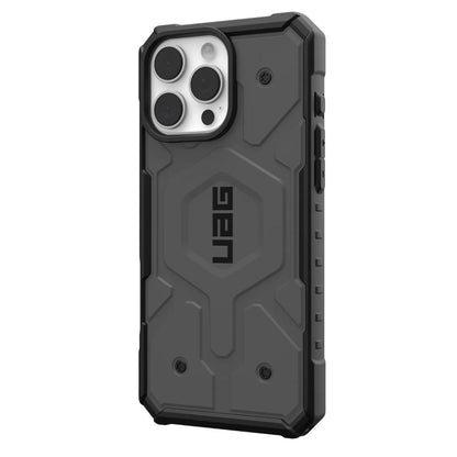 Custodia MagSafe per Apple iPhone 16 Pro, Urban Armor Gear, Pathfinder, Argento