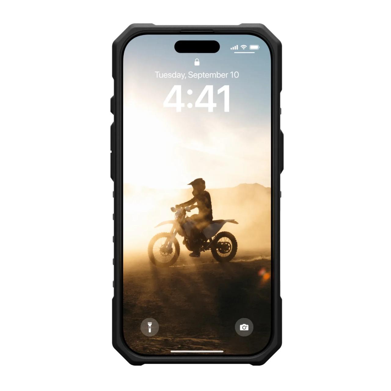 Custodia MagSafe per Apple iPhone 16 Pro, Urban Armor Gear, Pathfinder Clear, Trasparente