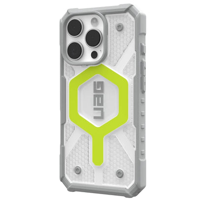 Custodia MagSafe per Apple iPhone 16 Pro, Urban Armor Gear, Pathfinder Clear, Verde