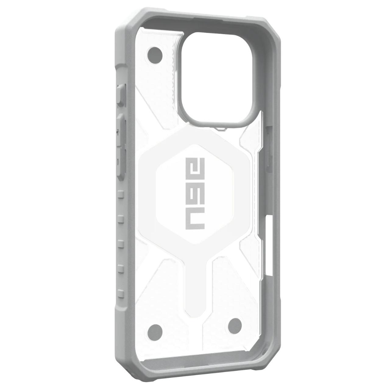Custodia MagSafe per Apple iPhone 16 Pro, Urban Armor Gear, Pathfinder Clear, Verde