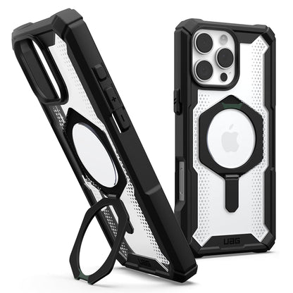 Custodia MagSafe per Apple iPhone 16 Pro, Urban Armor Gear, Plasma XTE, Nera Trasparente
