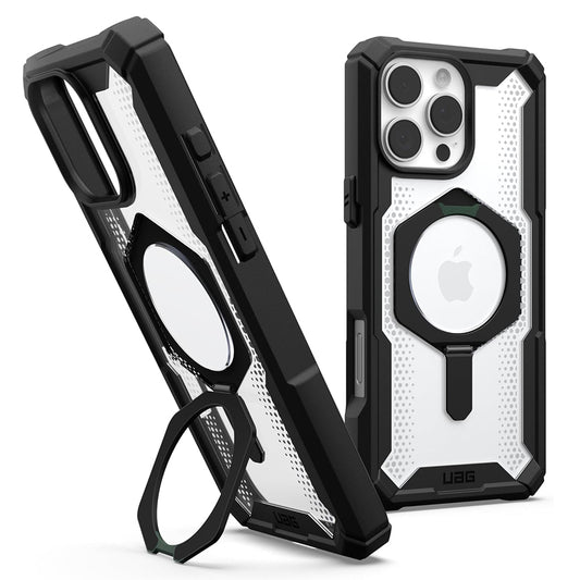 Custodia MagSafe per Apple iPhone 16 Pro, Urban Armor Gear, Plasma XTE, Nera Trasparente