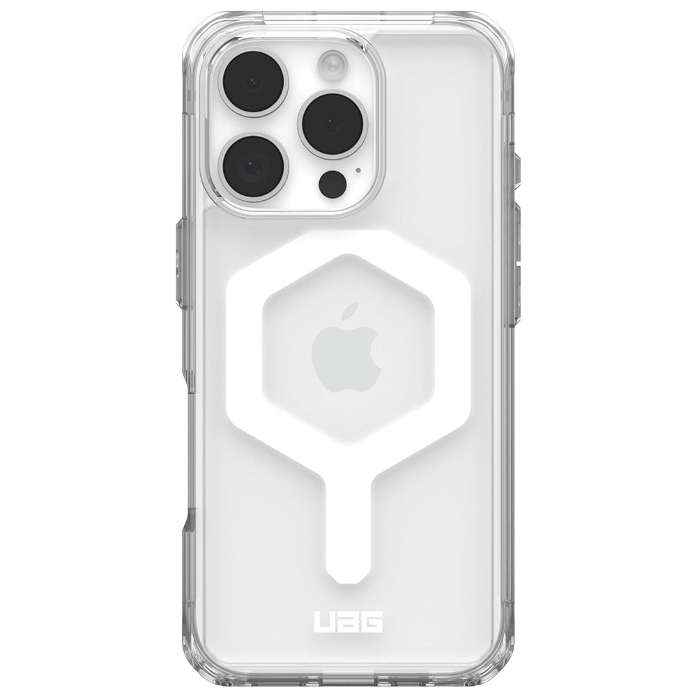 Custodia MagSafe per Apple iPhone 16 Pro, Urban Armor Gear, Plyo, Bianca