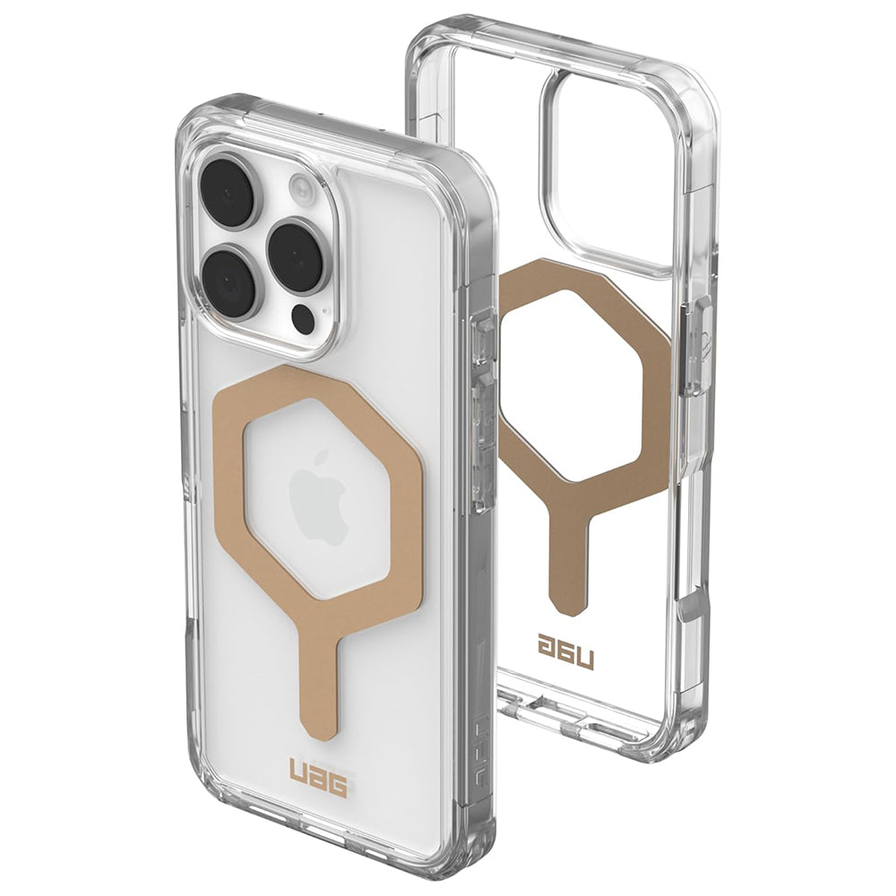 Custodia MagSafe per Apple iPhone 16 Pro, Urban Armor Gear, Plyo, Dorata
