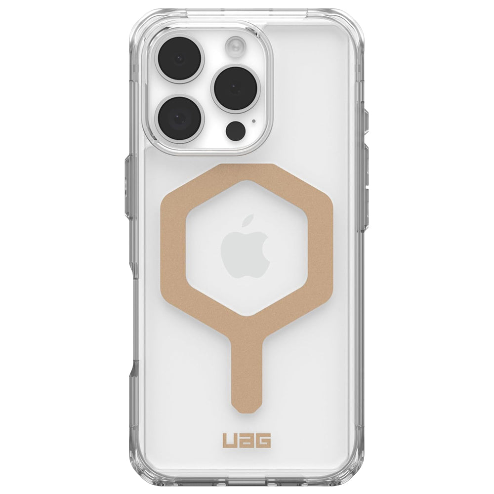 Custodia MagSafe per Apple iPhone 16 Pro, Urban Armor Gear, Plyo, Dorata