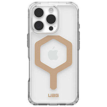Custodia MagSafe per Apple iPhone 16 Pro, Urban Armor Gear, Plyo, Dorata