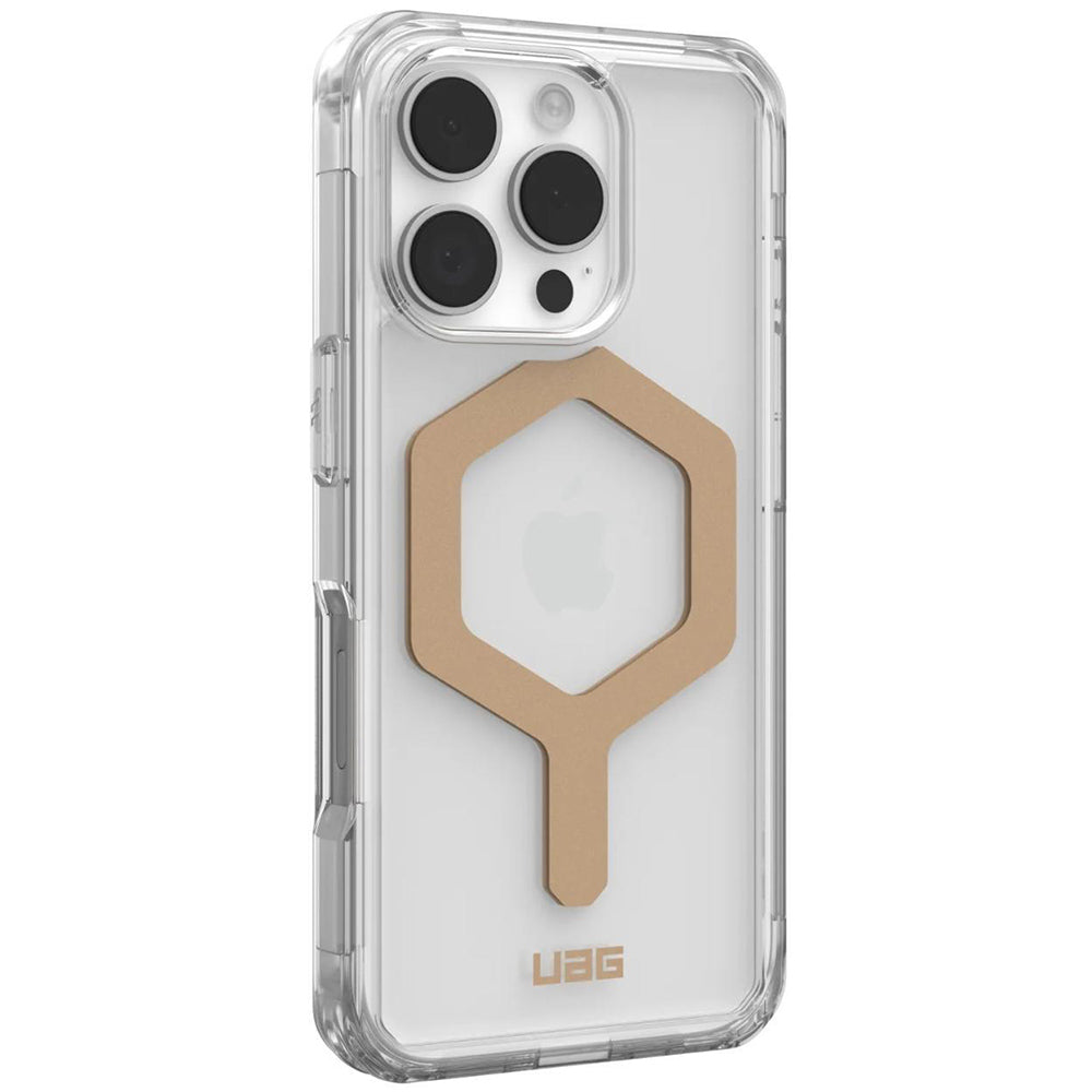 Custodia MagSafe per Apple iPhone 16 Pro, Urban Armor Gear, Plyo, Dorata