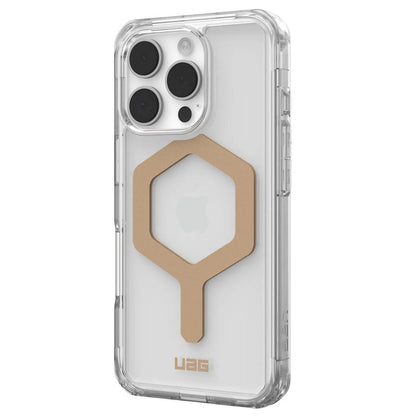 Custodia MagSafe per Apple iPhone 16 Pro, Urban Armor Gear, Plyo, Dorata