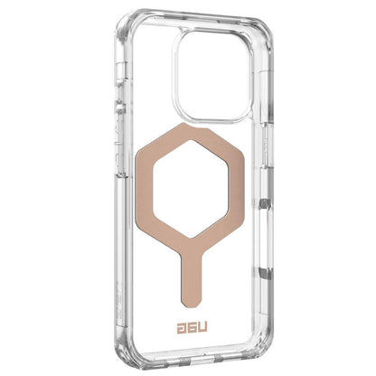 Custodia MagSafe per Apple iPhone 16 Pro, Urban Armor Gear, Plyo, Rosa Dorato