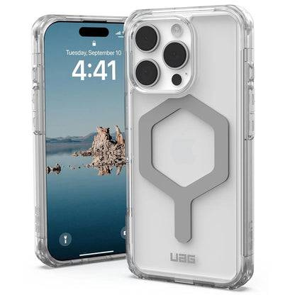 Custodia MagSafe per Apple iPhone 16 Pro, Urban Armor Gear, Plyo, Trasparente
