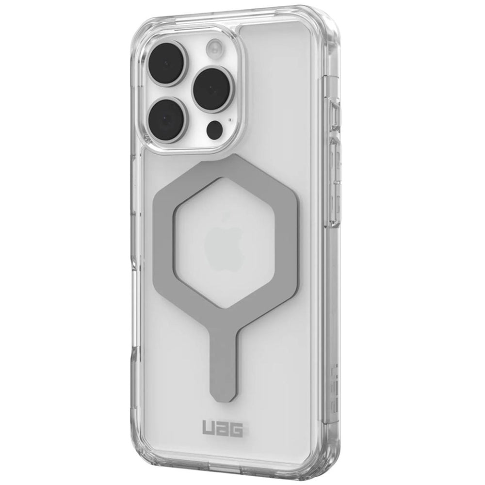 Custodia MagSafe per Apple iPhone 16 Pro, Urban Armor Gear, Plyo, Trasparente