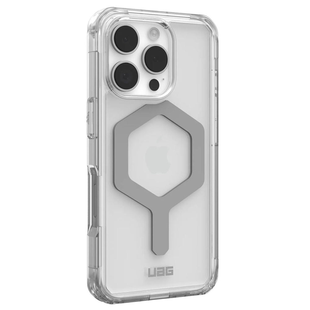 Custodia MagSafe per Apple iPhone 16 Pro, Urban Armor Gear, Plyo, Trasparente