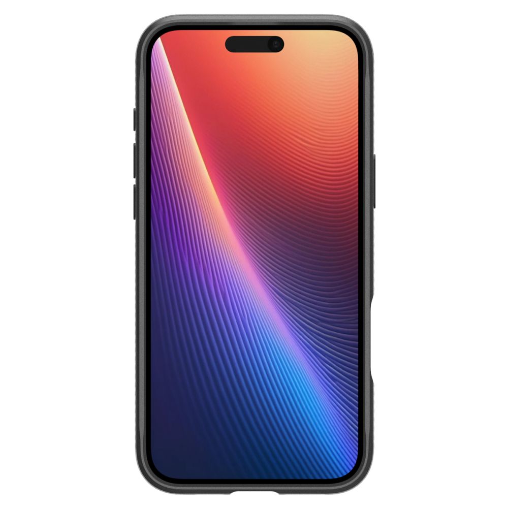 Custodia MagSafe per Apple iPhone 16, Spigen, Rugged Armor, Nero Opaco