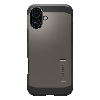 Custodia MagSafe per Apple iPhone 16, Spigen, Tough Armor, Grigio