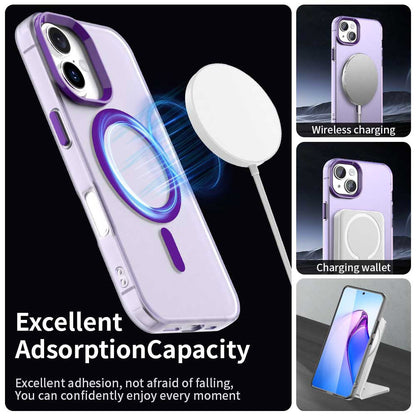 Custodia MagSafe per Apple iPhone 16, Techsuit, CandyCase, Viola