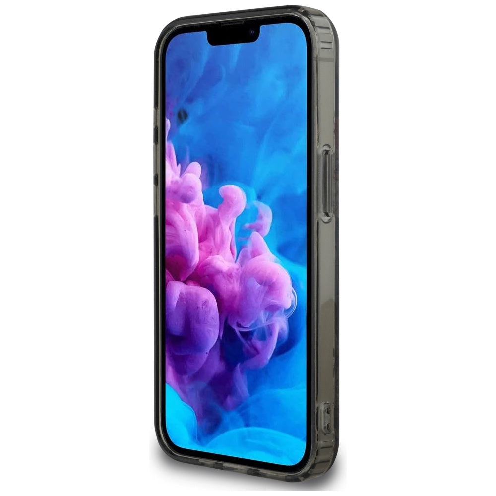 Custodia MagSafe per Apple iPhone 16e, Guess, IML Flowers, Nera