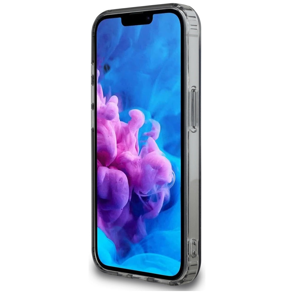 Custodia MagSafe per Apple iPhone 16e, Karl Lagerfeld, IML Metal Karl & Choupette's Heads, Nera