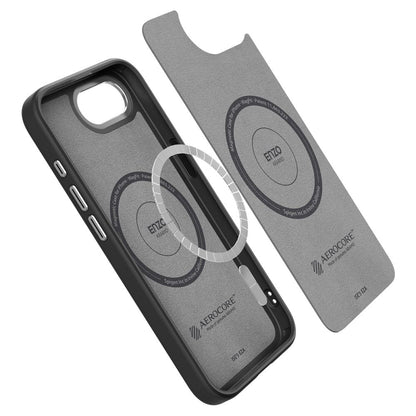 Custodia MagSafe per Apple iPhone 17e / 16e, Spigen, Enzo Aramid, Nera Opaca
