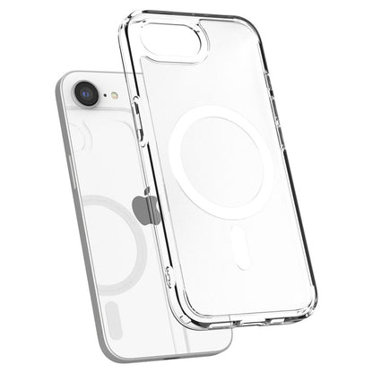 Custodia MagSafe per Apple iPhone 17e / 16e, Spigen, Ultra Hybrid, Bianco Satinato