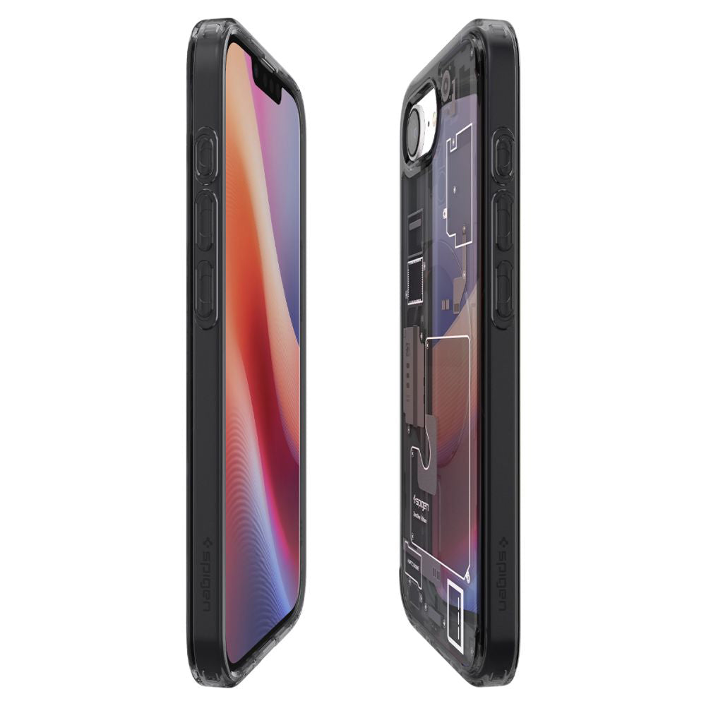 Custodia MagSafe per Apple iPhone 17e / 16e, Spigen, Ultra Hybrid Zero One, Nera