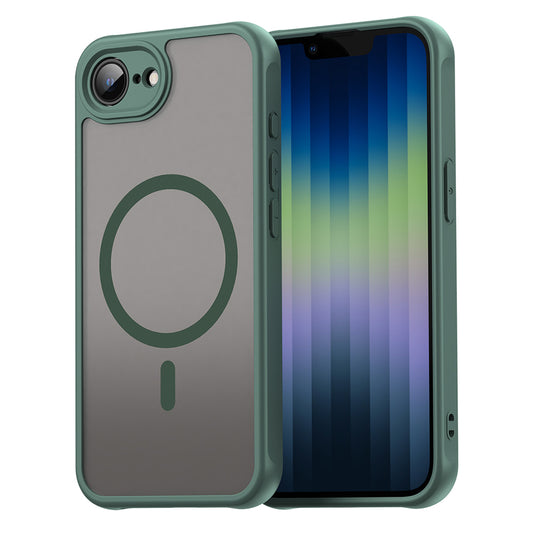 Custodia MagSafe per Apple iPhone 17e / 16e, Techsuit, HaloFrost II, Verde