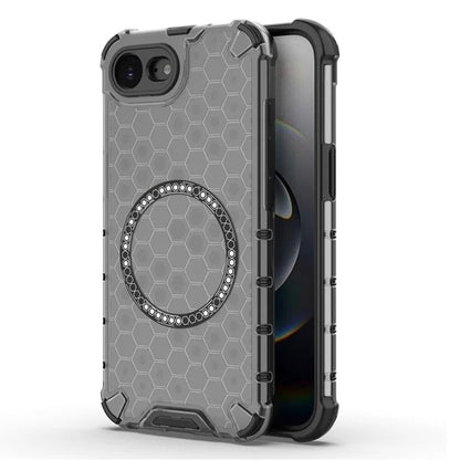 Custodia MagSafe per Apple iPhone 17e / 16e, Techsuit, HoneyComb Shield, Nera