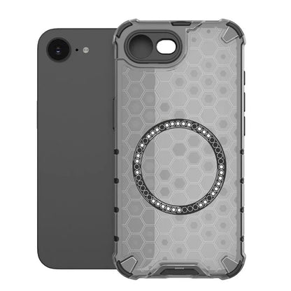 Custodia MagSafe per Apple iPhone 17e / 16e, Techsuit, HoneyComb Shield, Nera