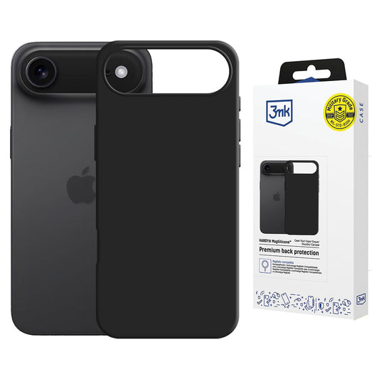 Custodia MagSafe per Apple iPhone 17 Air, 3MK, Hardy, Nera