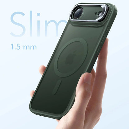 Custodia MagSafe per Apple iPhone 17 Air, ESR, Classic Hybrid Kickstand, Verde Satinato