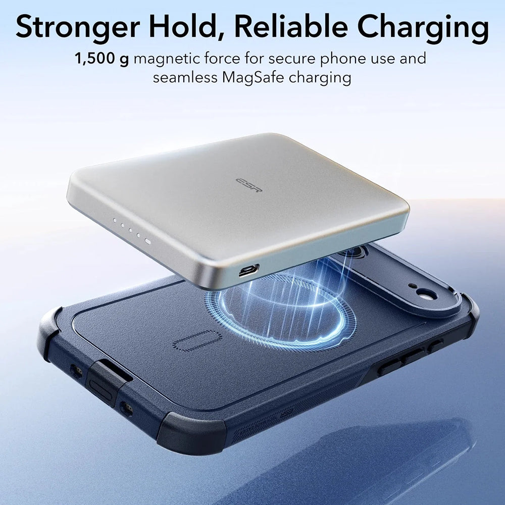 Custodia MagSafe per Apple iPhone 17 Air, ESR, Cyber, Blu