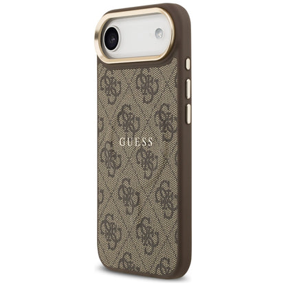 Custodia MagSafe per Apple iPhone 17 Air, Guess, 4G Classic, Marrone