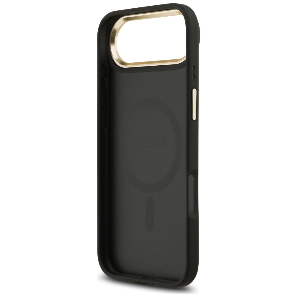 Custodia MagSafe per Apple iPhone 17 Air, Guess, 4G Strass Logo, Nera