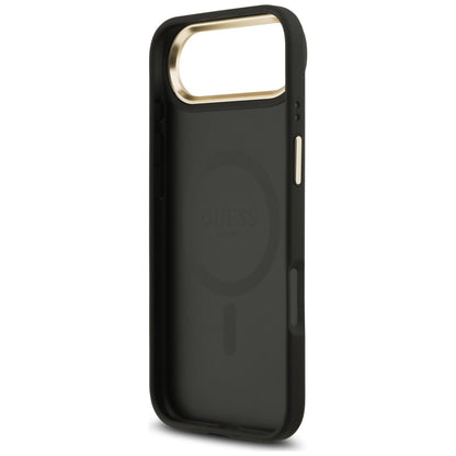Custodia MagSafe per Apple iPhone 17 Air, Guess, 4G Strass Logo, Nera