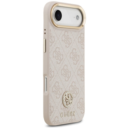 MagSafe Case for Apple iPhone 17 Air, Guess, 4G Strass Logo, Pink