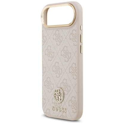MagSafe Case for Apple iPhone 17 Air, Guess, 4G Strass Logo, Pink