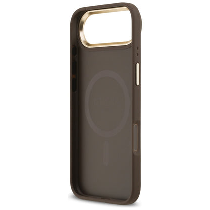 Custodia MagSafe per Apple iPhone 17 Air, Guess, 4G Stripe, Marrone