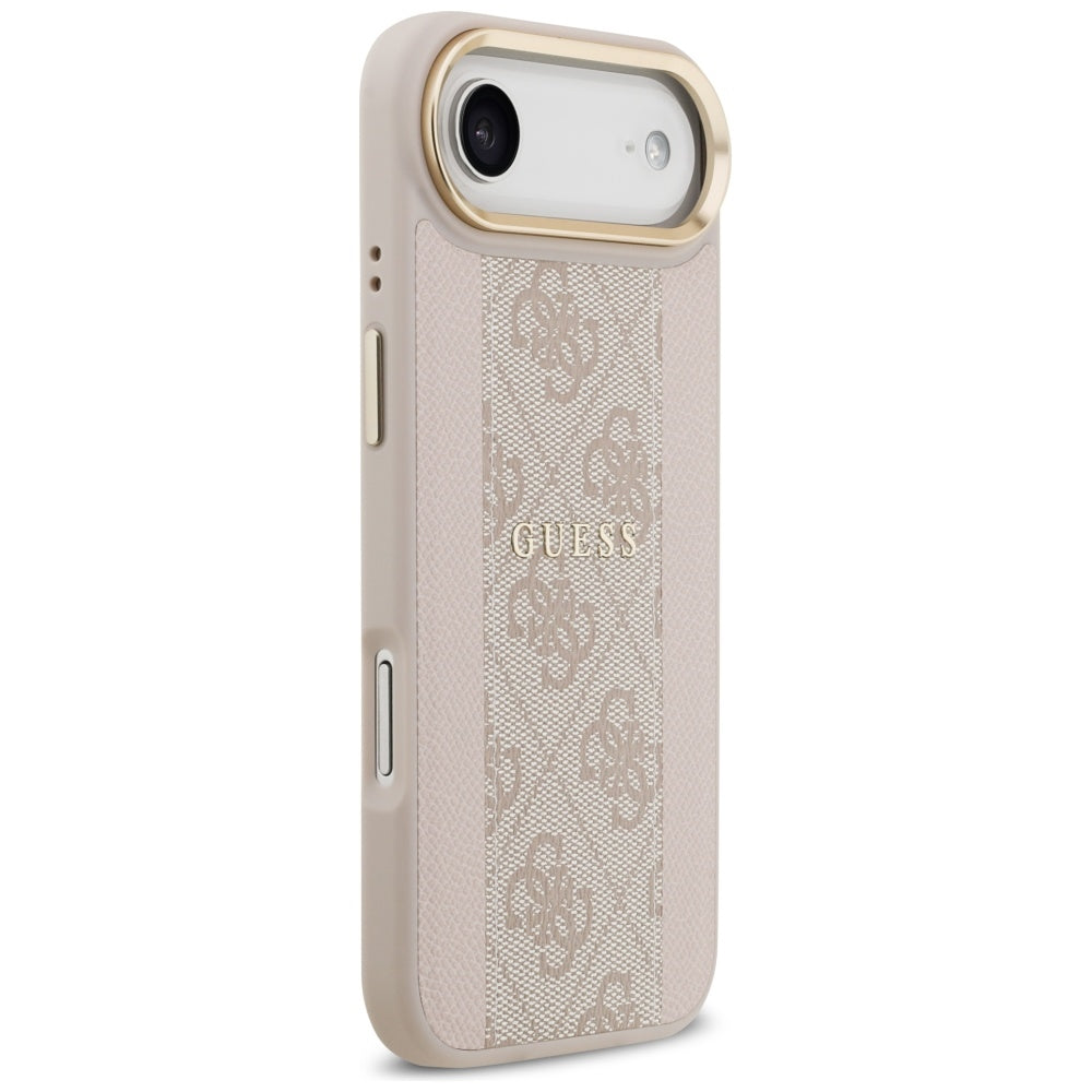 Custodia MagSafe per Apple iPhone 17 Air, Guess, 4G Stripe, Rosa