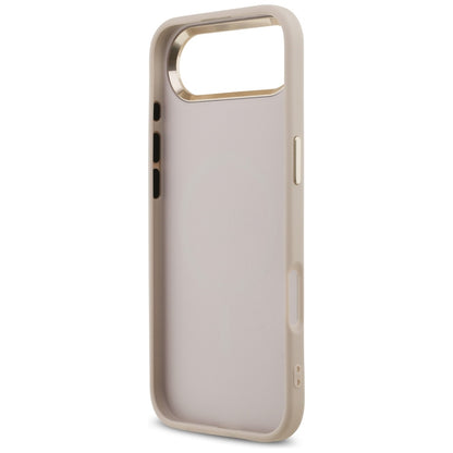 MagSafe Case for Apple iPhone 17 Air, Guess, 4G Triangle Logo, Golden Pink