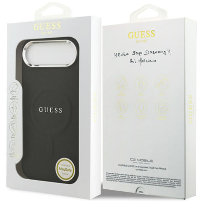 Custodia MagSafe per Apple iPhone 17 Air, Guess, Classic Logo, Nera