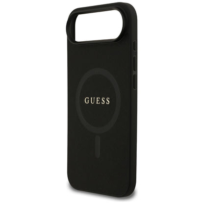 Custodia MagSafe per Apple iPhone 17 Air, Guess, Saffiano Classic Logo, Nera